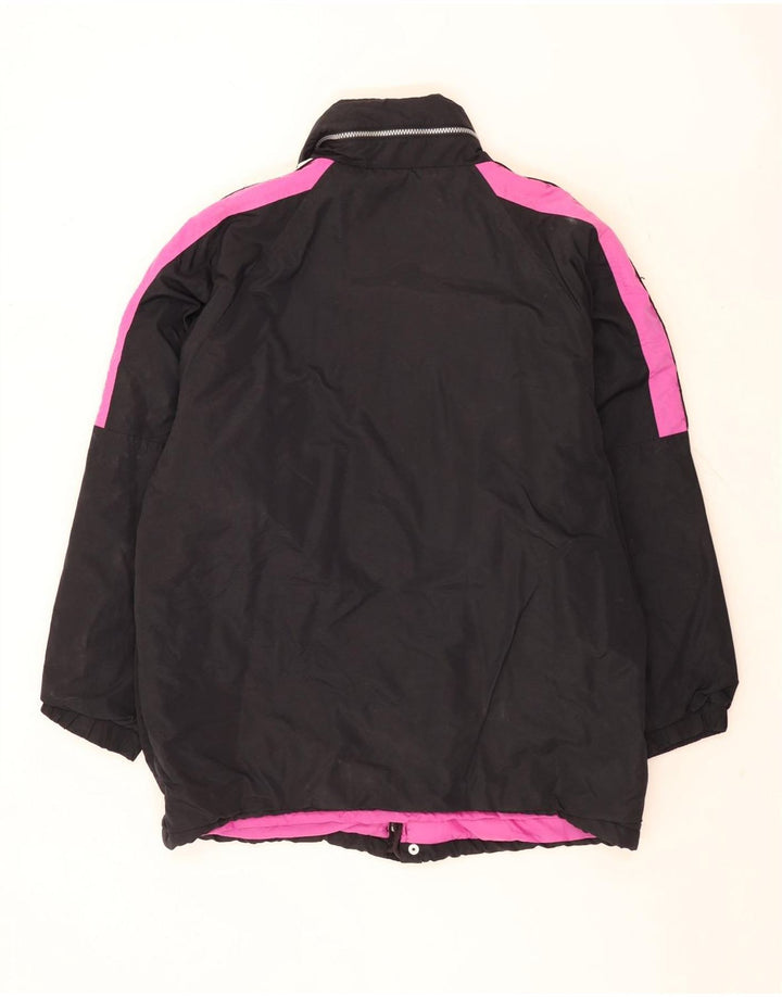 Kappa Herren-Windbreaker mit Grafik, UK 40, Größe L, Schwarz, Farbblock