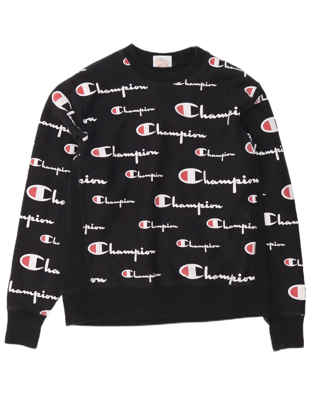 Champion Herren-Sweatshirt mit Grafik, groß, aus schwarzer Baumwolle