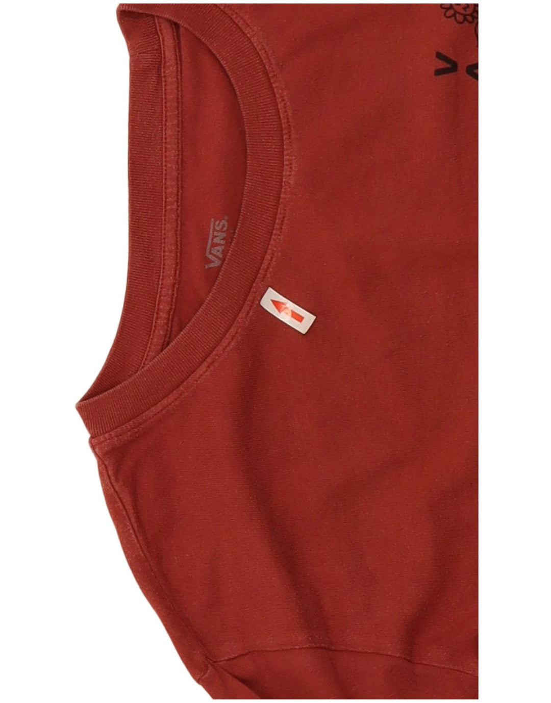Vans Herren Graphic Top Langarm Große rote Baumwolle