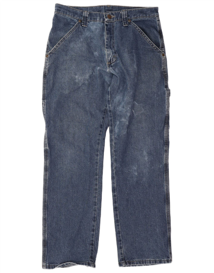 Wrangler Herren Cargo Straight Jeans W30 L30 Blaue Baumwolle