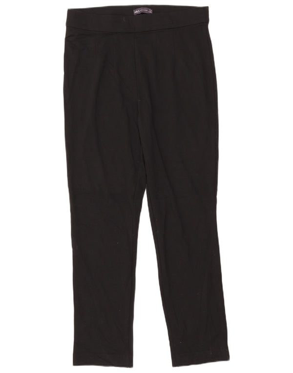 Marks & Spencer Damen Leggings UK 12 Mittelschwarze Viskose