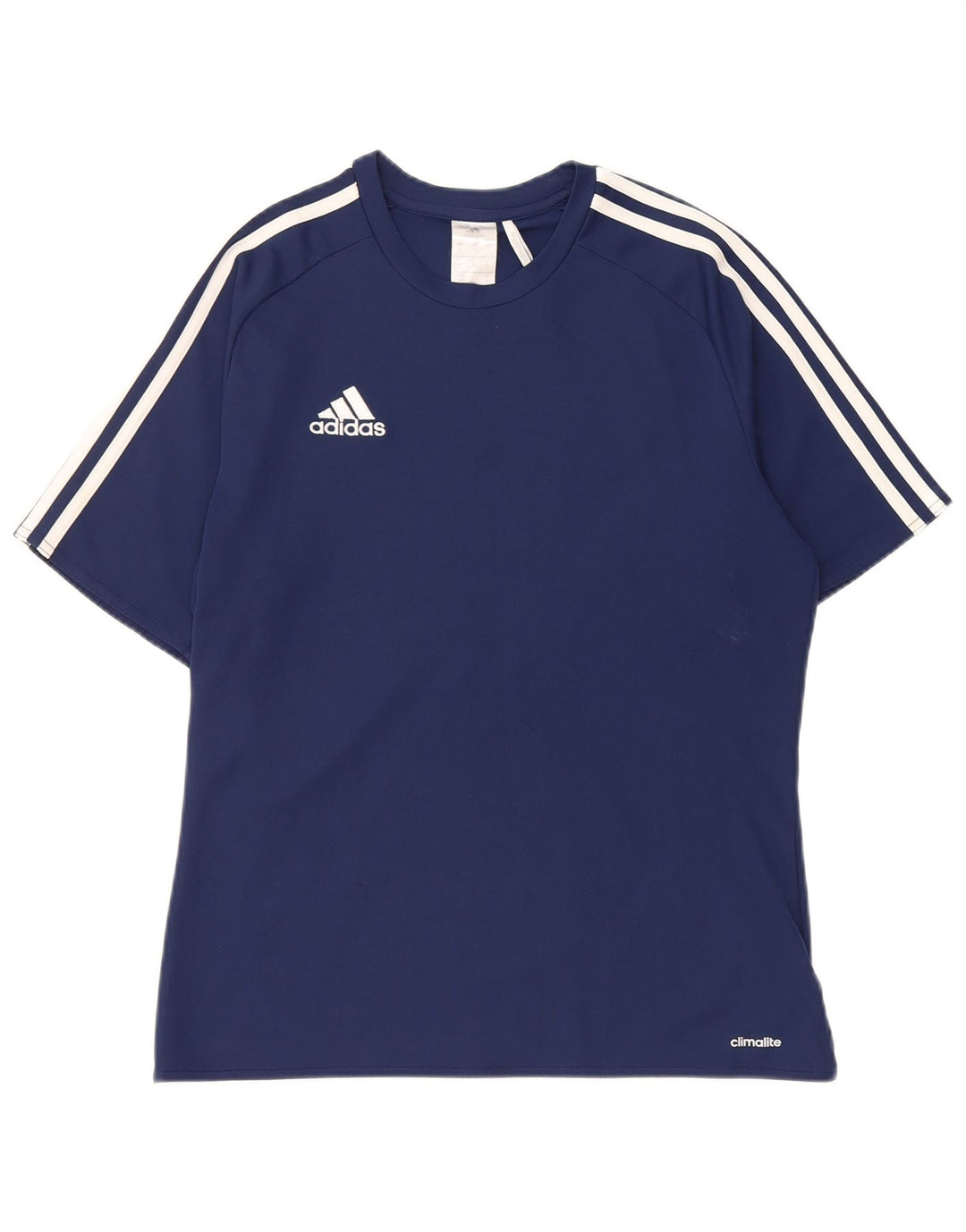 Adidas Herren Climalite T-Shirt Top Small Marineblau Polyester