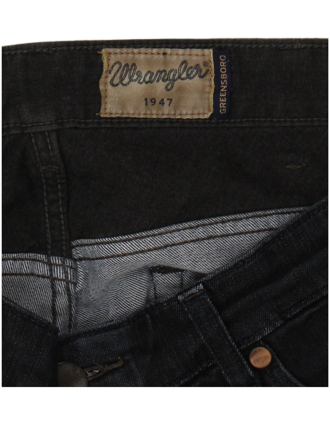 WRANGLER Mens Greensboro Slim Jeans W32 L31 Navy Blue