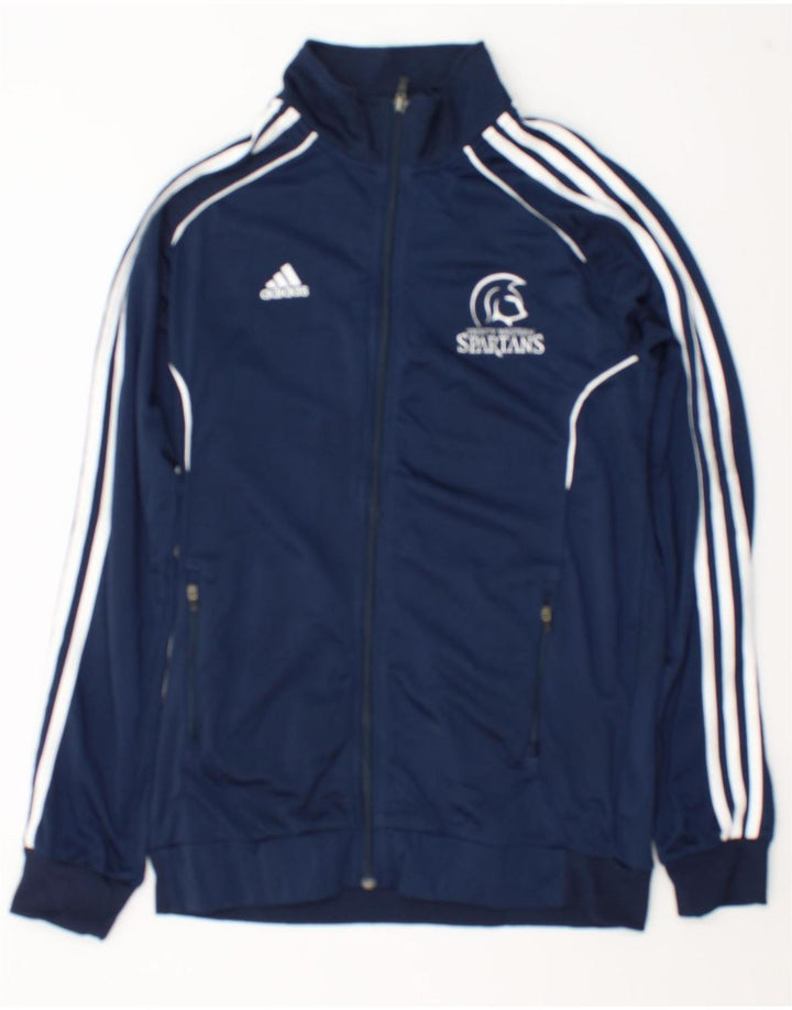Adidas Herren Spartans Graphic Trainingsanzug, Jacke, Größe S, Marineblau, Polyester
