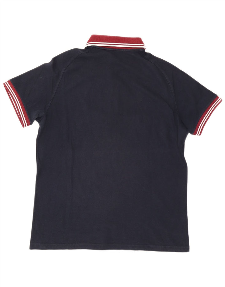 Fred Perry Herren-Rugby-Poloshirt, große marineblaue Baumwolle
