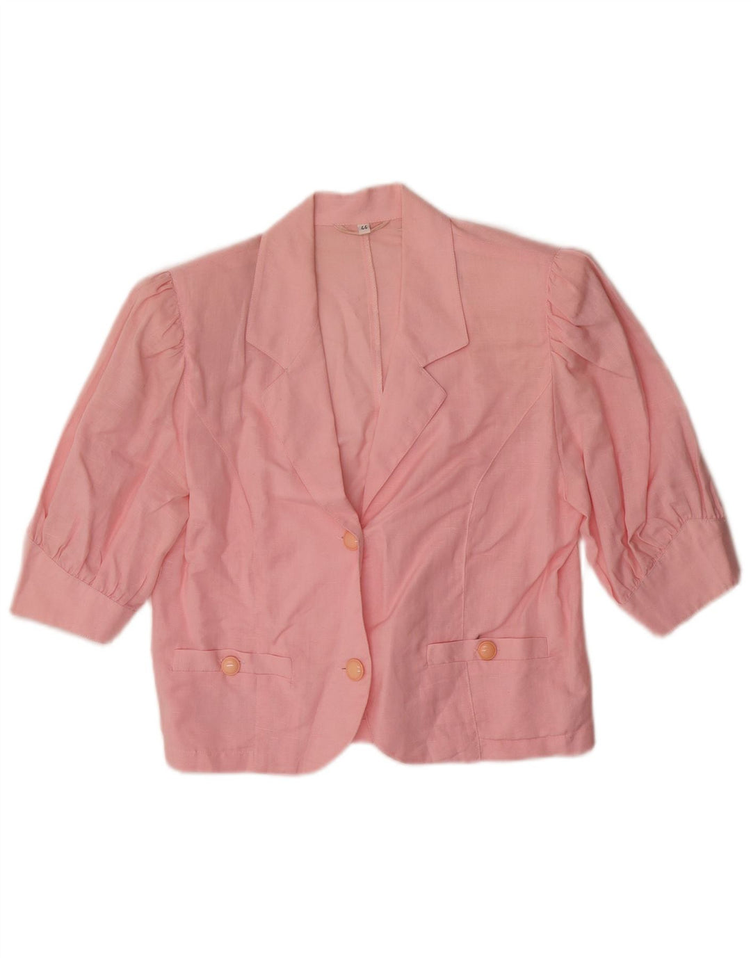 Incom Damen Kurzarm-Blazer mit 2 Knöpfen IT 44 Mittelrosa