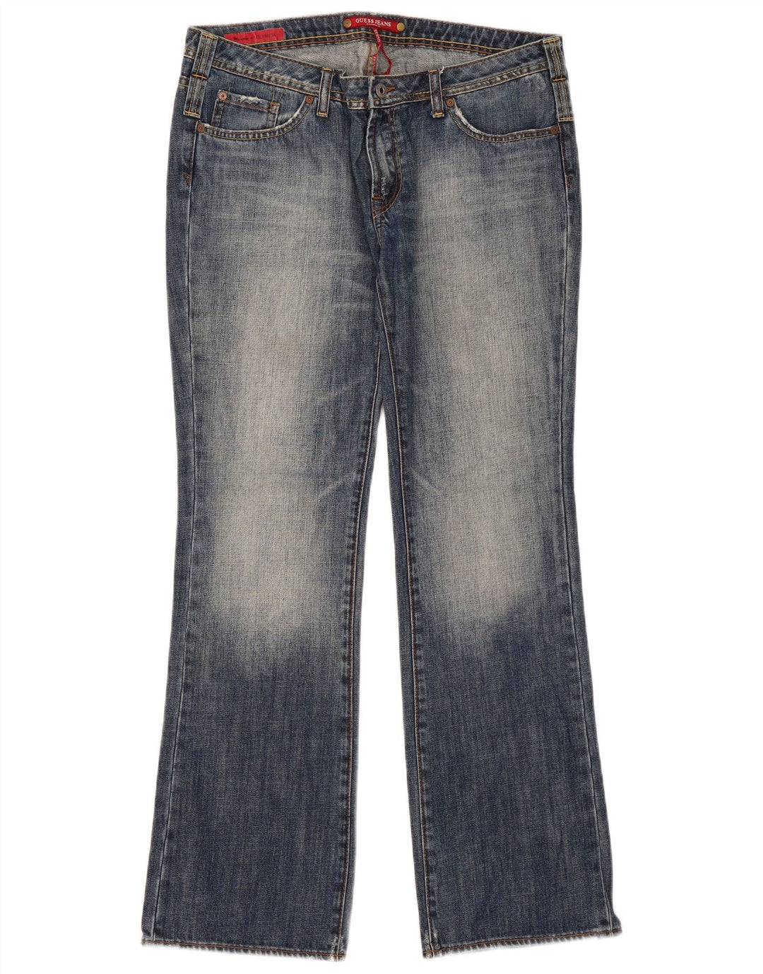 Guess Damen Bootcut Jeans W36 L32 Blau