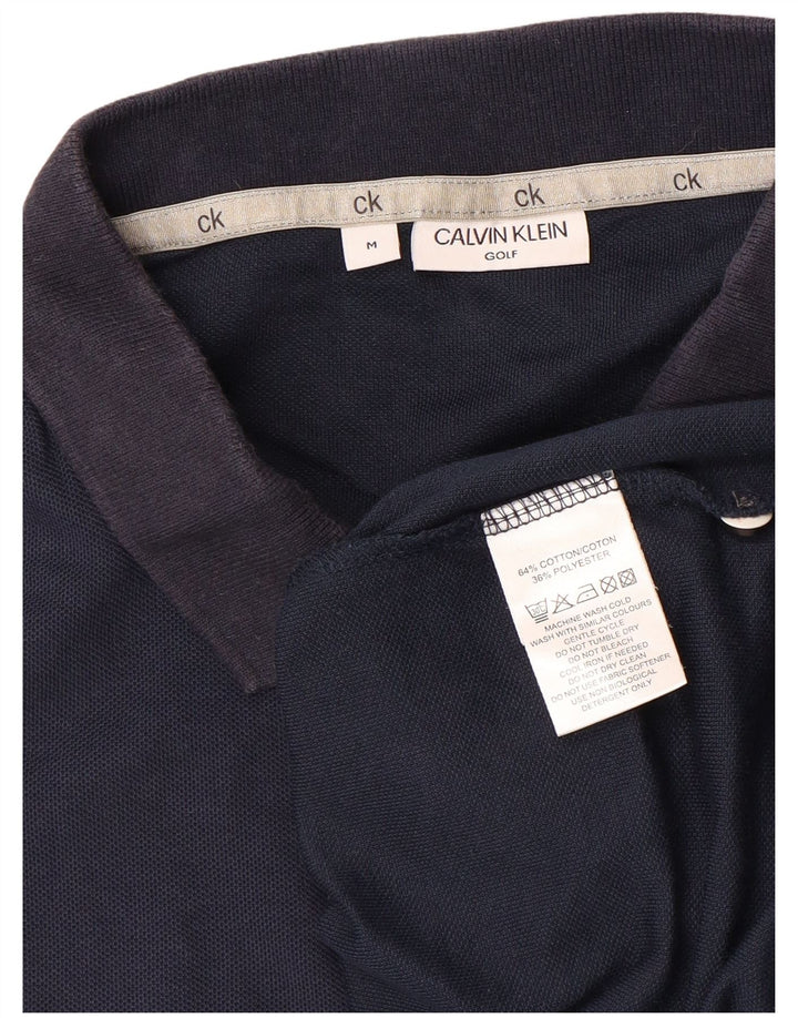 CALVIN KLEIN Herren Poloshirt Medium Marineblau Baumwolle
