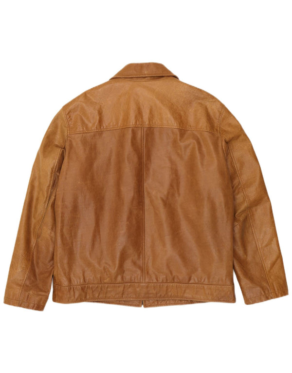 Mays & Rose Herren Lederjacke UK 42 XL Beige