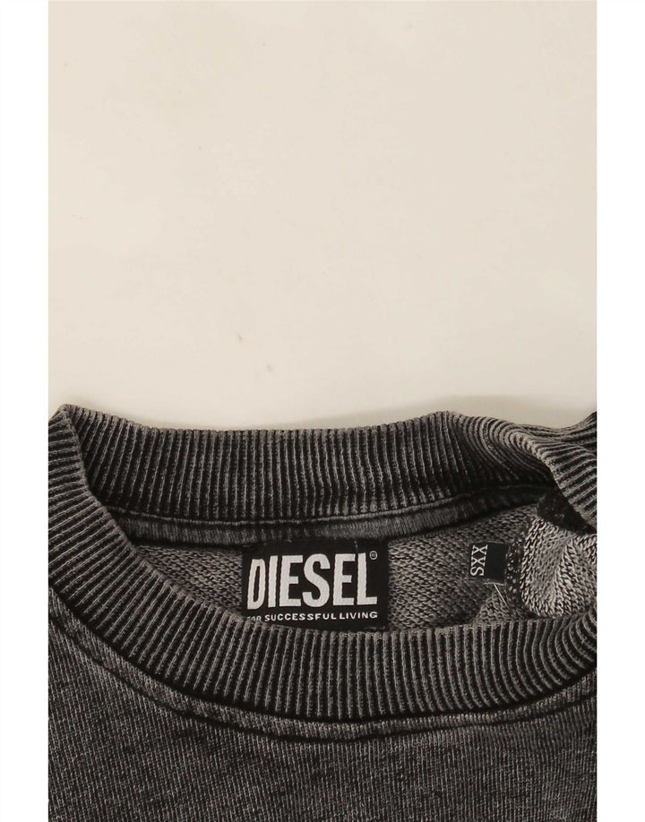 Diesel Herren Graphic Sweatshirt Pullover 2XS Grau