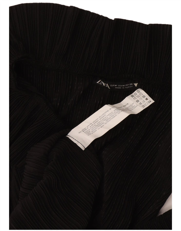 Ärmelloses Blusenoberteil für Damen von Zara, UK 12, Mittelschwarz, Polyester
