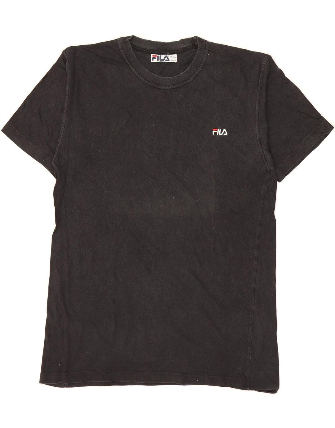 FILA Mens T-Shirt Top IT 52 Large Black Cotton Vintage Fila and Second-Hand Fila from Messina Hembry 