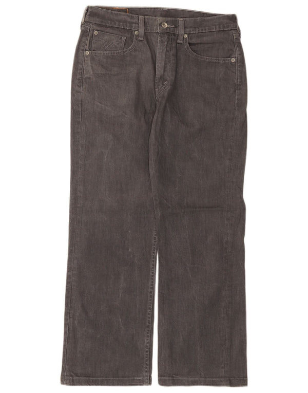 Levi's Herren 506 Straight Jeans W32 L28 Graue Baumwolle