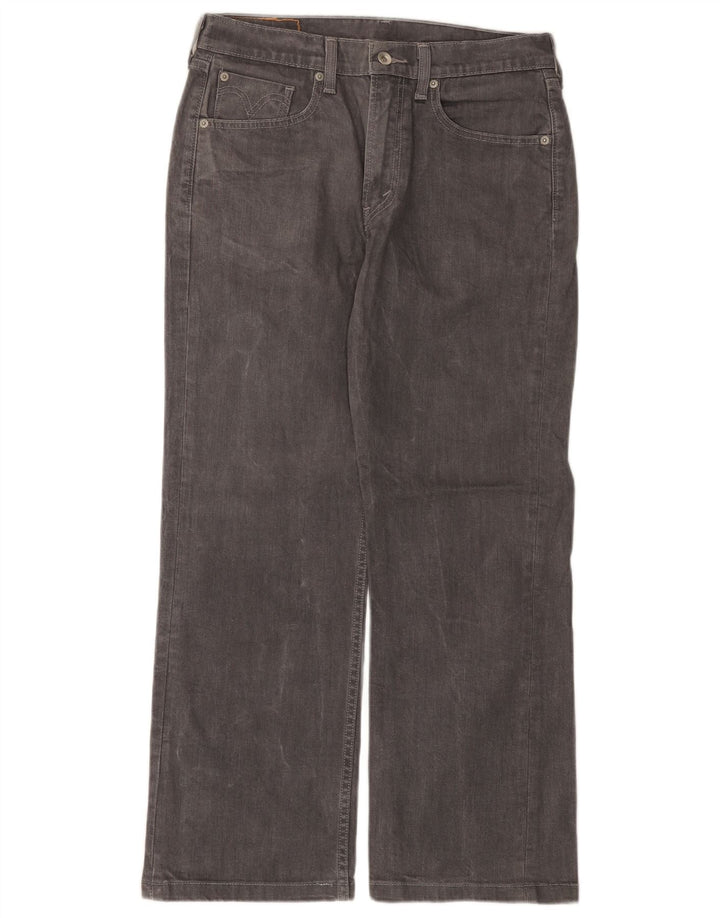 Levi's Herren 506 Straight Jeans W32 L28 Graue Baumwolle