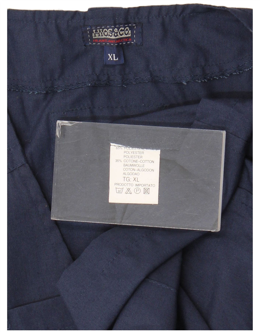 Vintage Herren Utility Gilet UK 42 XL Marineblau Polyester