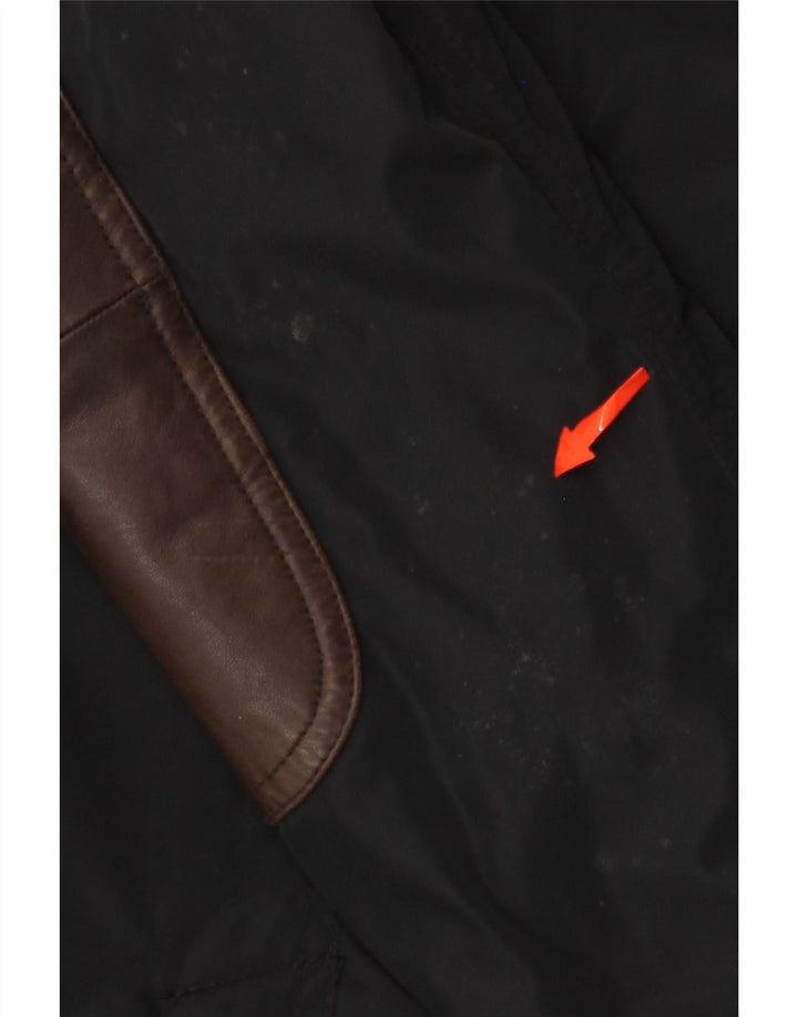 BARBOUR Herren Utility Jacke UK 40 Large Schwarz Polyester