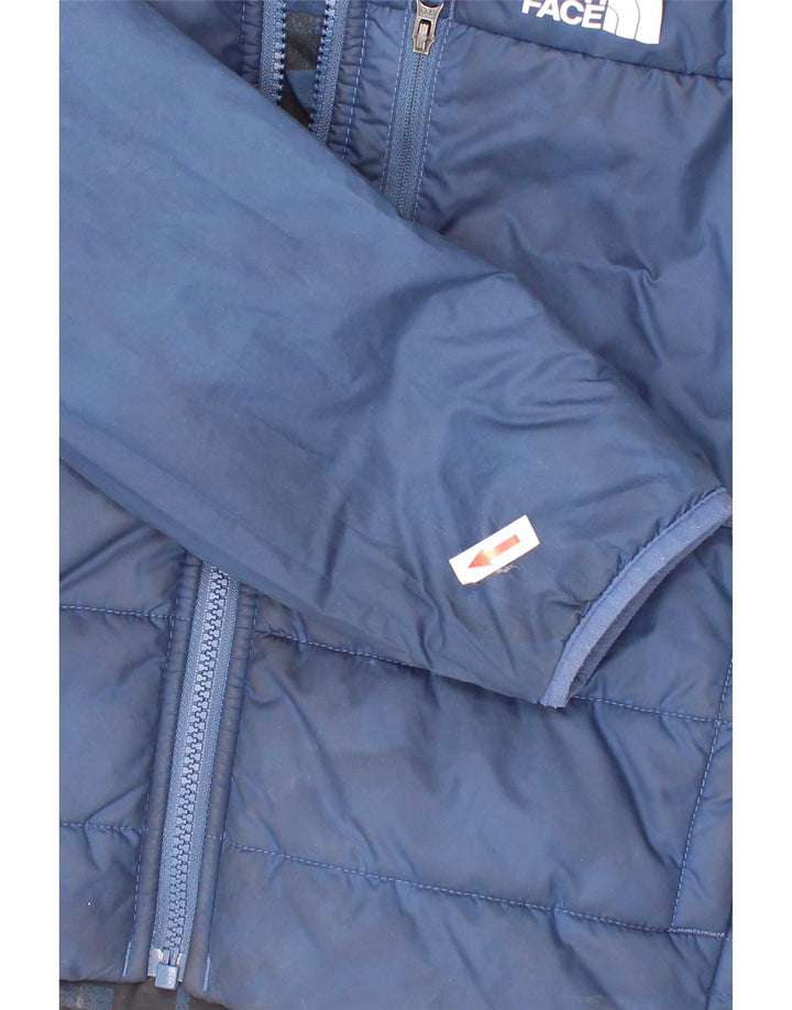 The North Face Jungen Graphic Reversible Wattierte Jacke 7–8 Jahre Small Blue