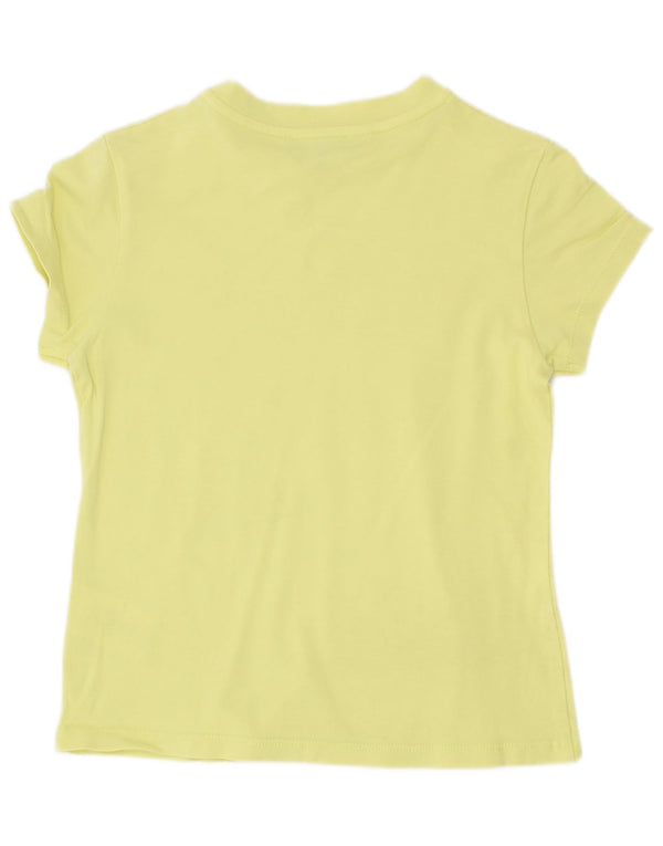 Dkny Jungen-T-Shirt mit Grafik, 7–8 Jahre, gelbe Baumwolle