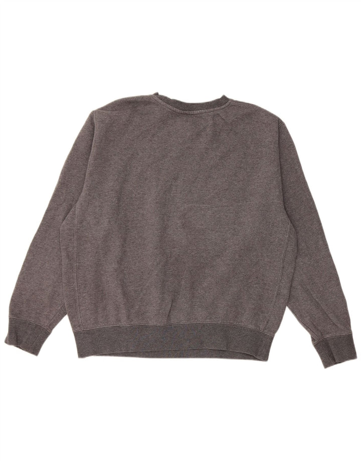 Nike Damen-Sweatshirt in Übergröße, Größe UK 14, mittelgraue Baumwolle