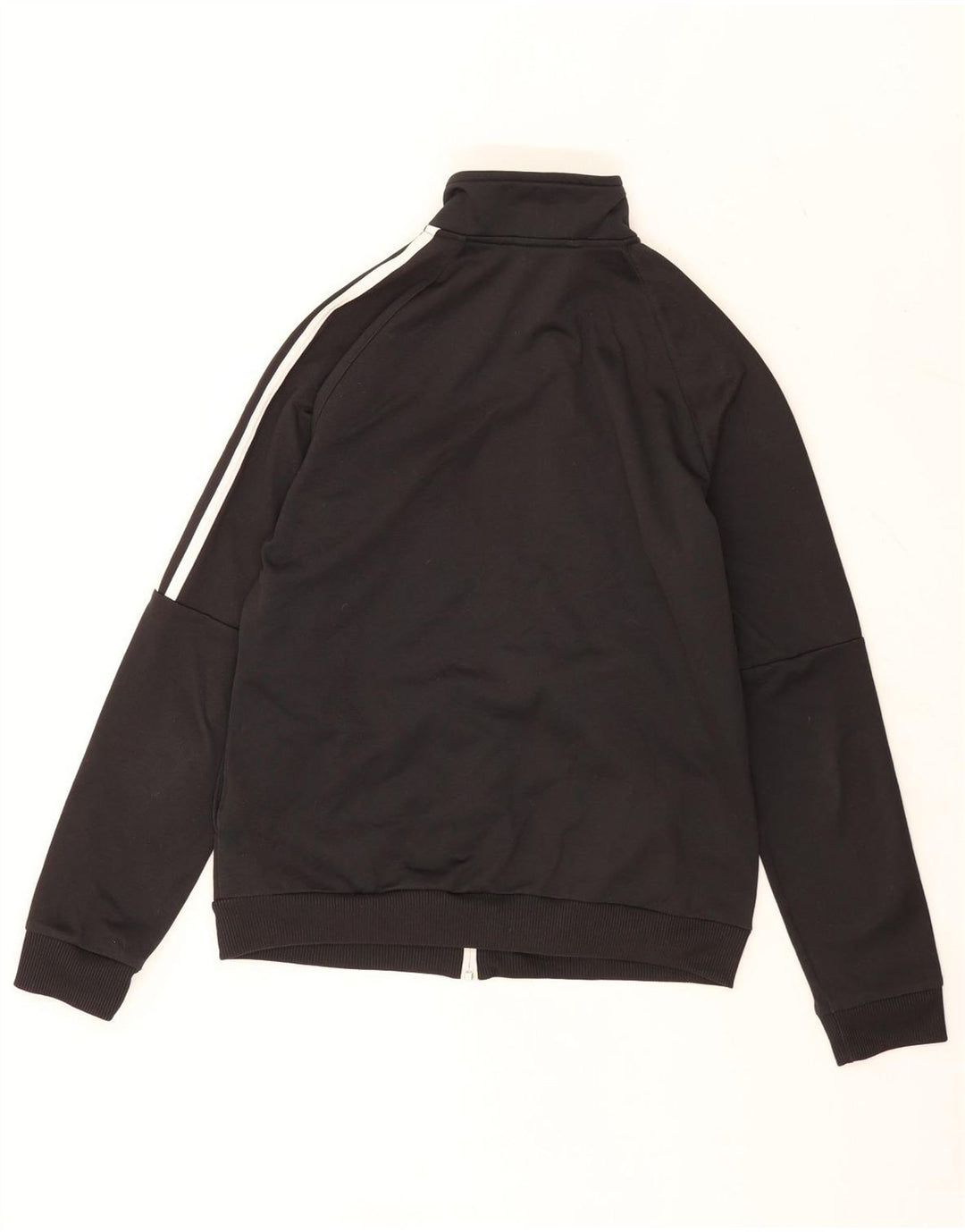 Adidas Damen Trainingsanzug Top Jacke UK 12/14 Medium Schwarz Polyester