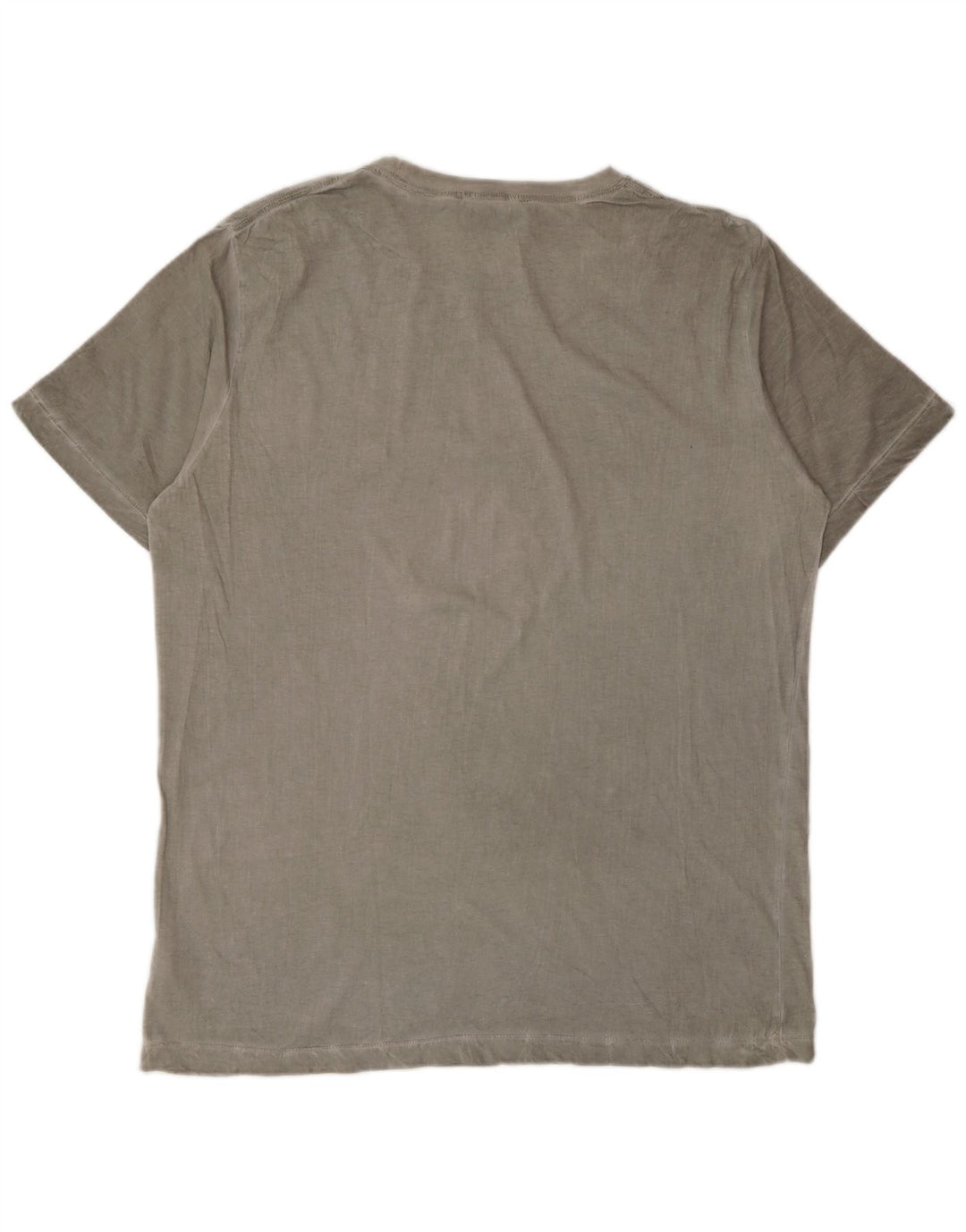 Diesel Herren T-Shirt Top Large Grau Baumwolle