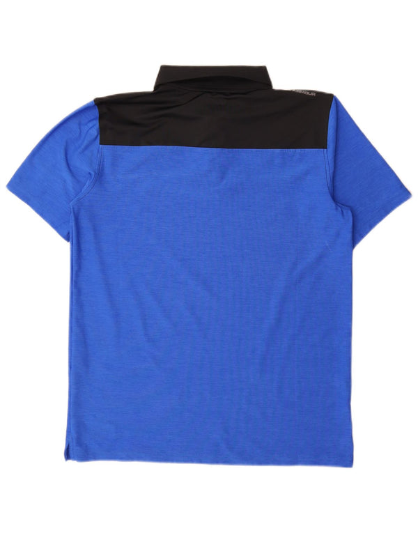 Under Armour Heat Gear Poloshirt für Jungen, 13–14 Jahre, XL, Blau, Farbblock