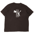Puma Herren Grafik T-Shirt Top 2XL Schwarz Baumwolle