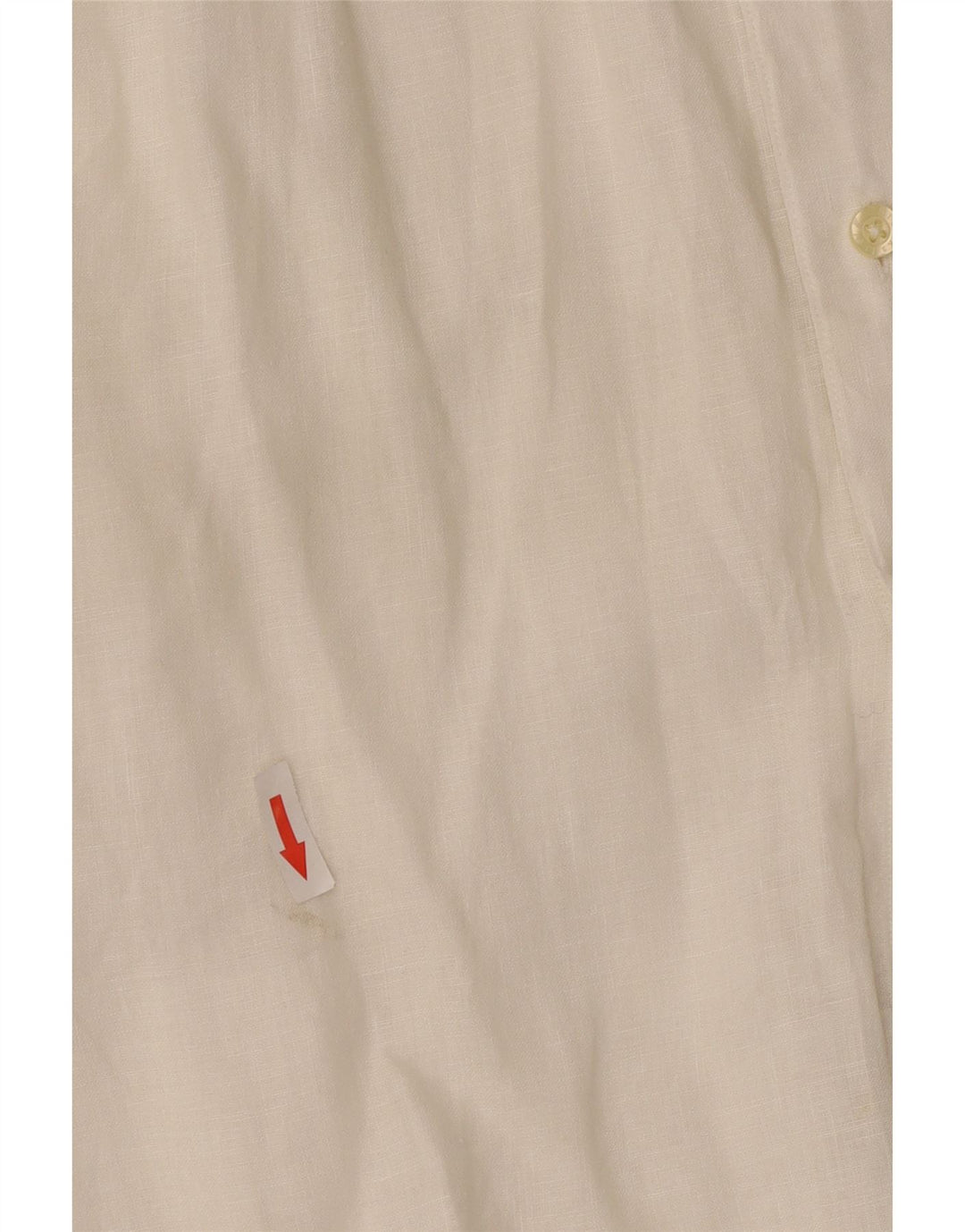 Brooksfield Herrenhemd Größe 40 Mittelweißes Leinen