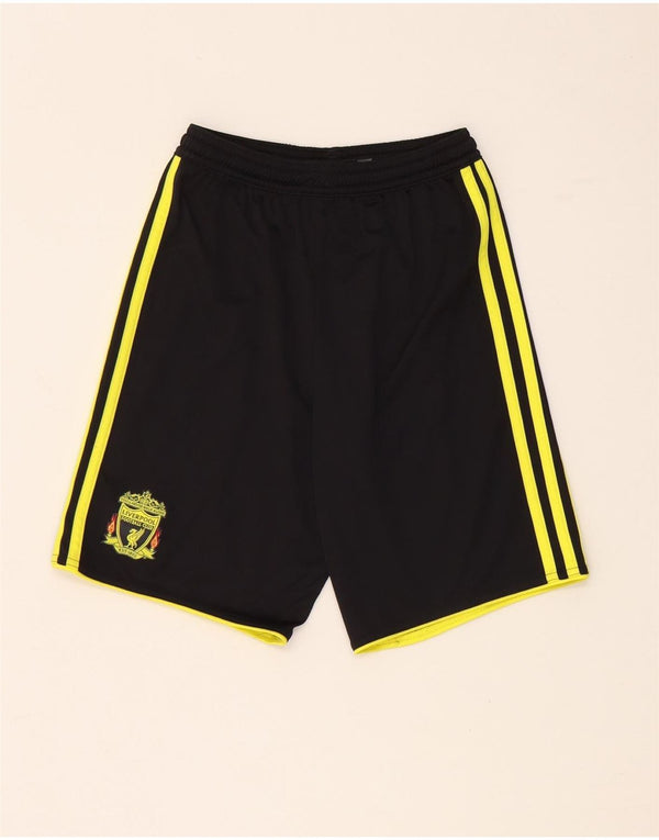 Adidas Jungen Liverpool Sport Shorts 9-10 Jahre Schwarz Polyester Sport