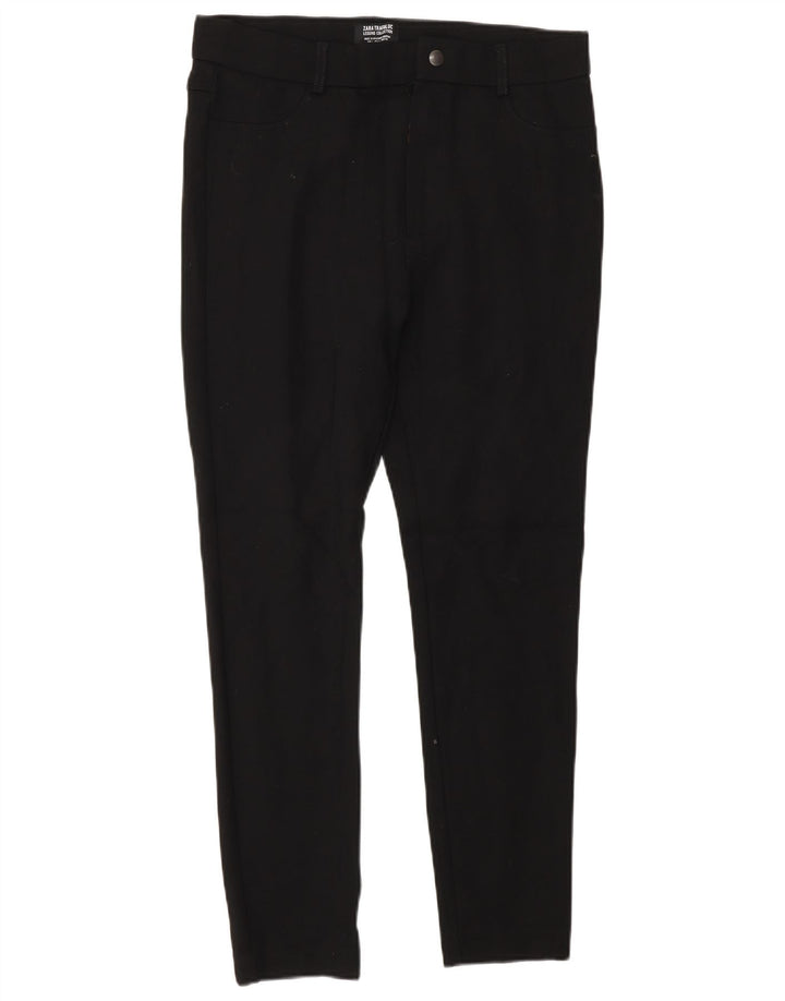 Zara Damen Trafaluc Leggings UK 14 Large Schwarz
