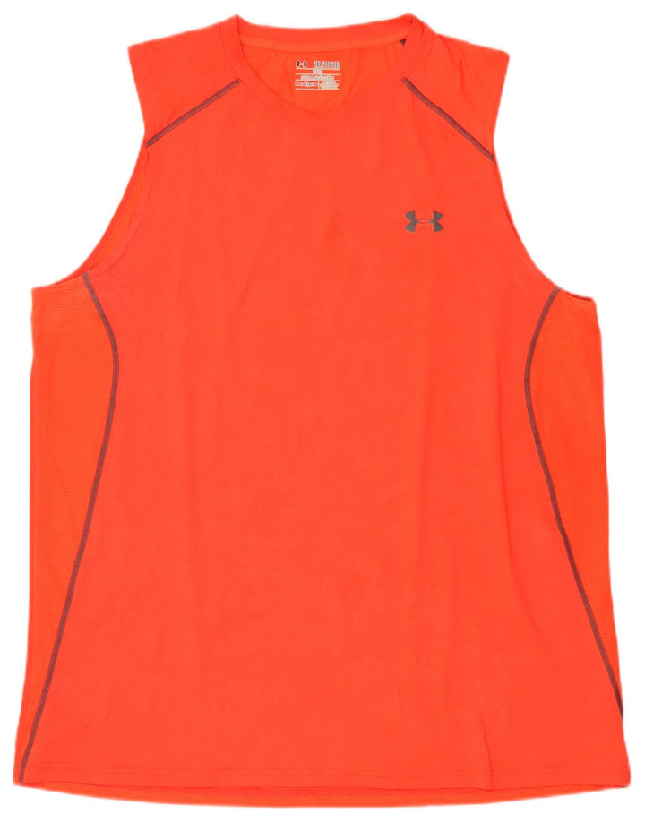 Under Armour Herren Heat Gear Weste Top 2XL Orange Polyester