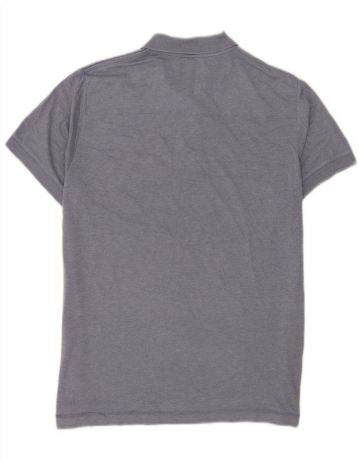 French Connection Herren-Poloshirt XL, blaue Baumwolle