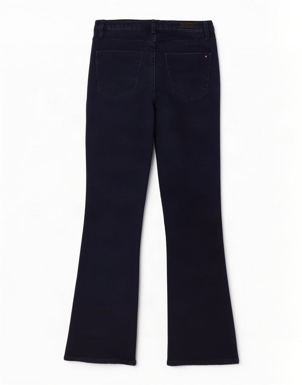 Tommy Hilfiger Damen Schlagjeans W29 L32 Blaue Baumwolle