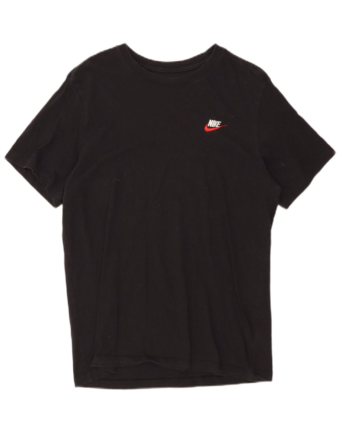 NIKE Mens T-Shirt Top Medium Black Cotton