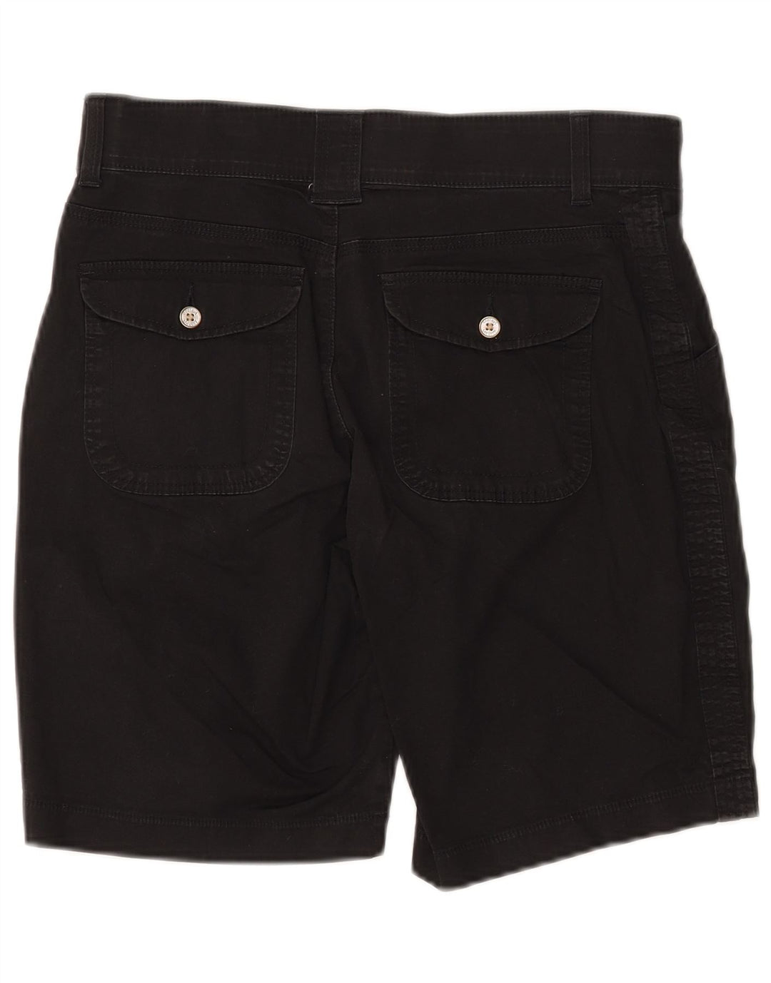 LEE Damen Chinoshorts US 6 Medium W30 Schwarze Baumwolle