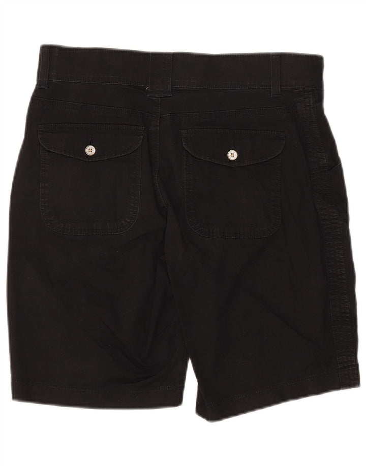 LEE Damen Chinoshorts US 6 Medium W30 Schwarze Baumwolle