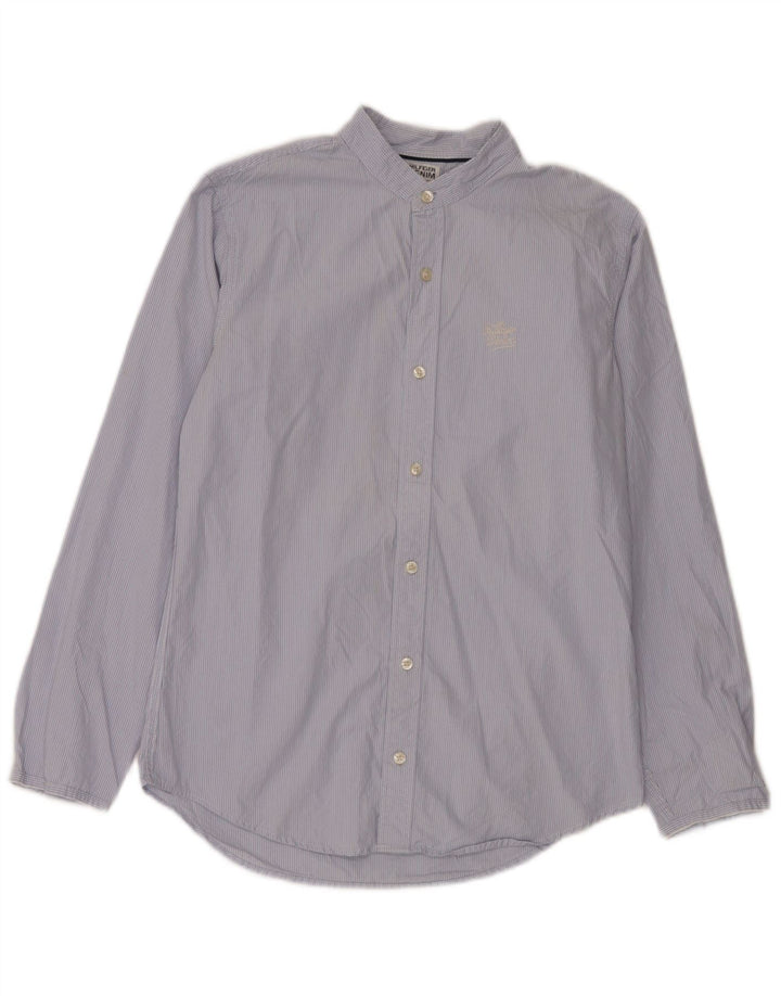 Tommy Hilfiger Herrenhemd, klein, blau, Nadelstreifen
