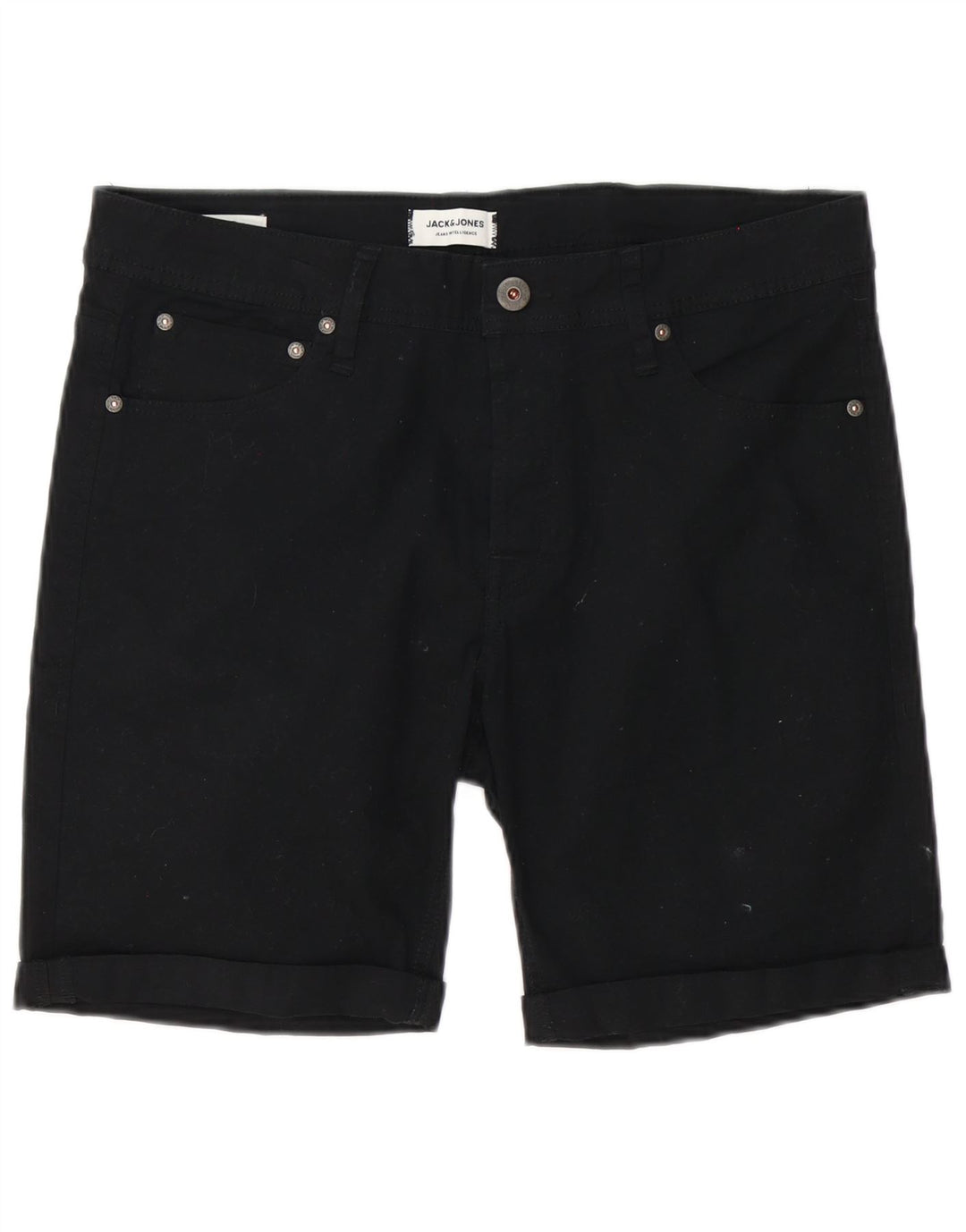 Jack & Jones Herren-Freizeitshorts, Größe M, W32, schwarze Baumwolle