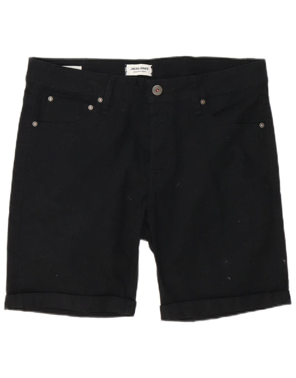 Jack & Jones Herren-Freizeitshorts, Größe M, W32, schwarze Baumwolle
