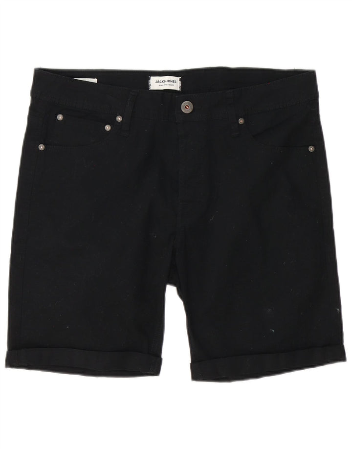 Jack & Jones Herren-Freizeitshorts, Größe M, W32, schwarze Baumwolle