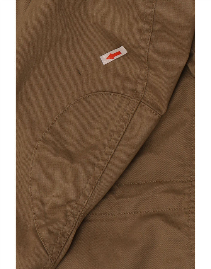 Diesel Herren Utility-Jacke UK 40 Large Beige Baumwolle