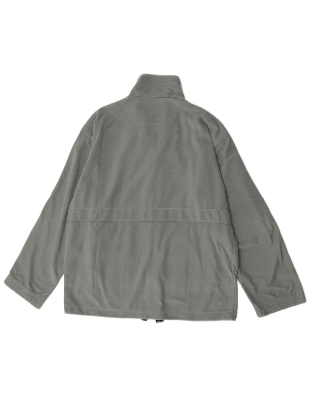 Diadora Herren-Trainingsanzugoberteil aus Velours, Gr. 40, Größe L, grau, Polyester