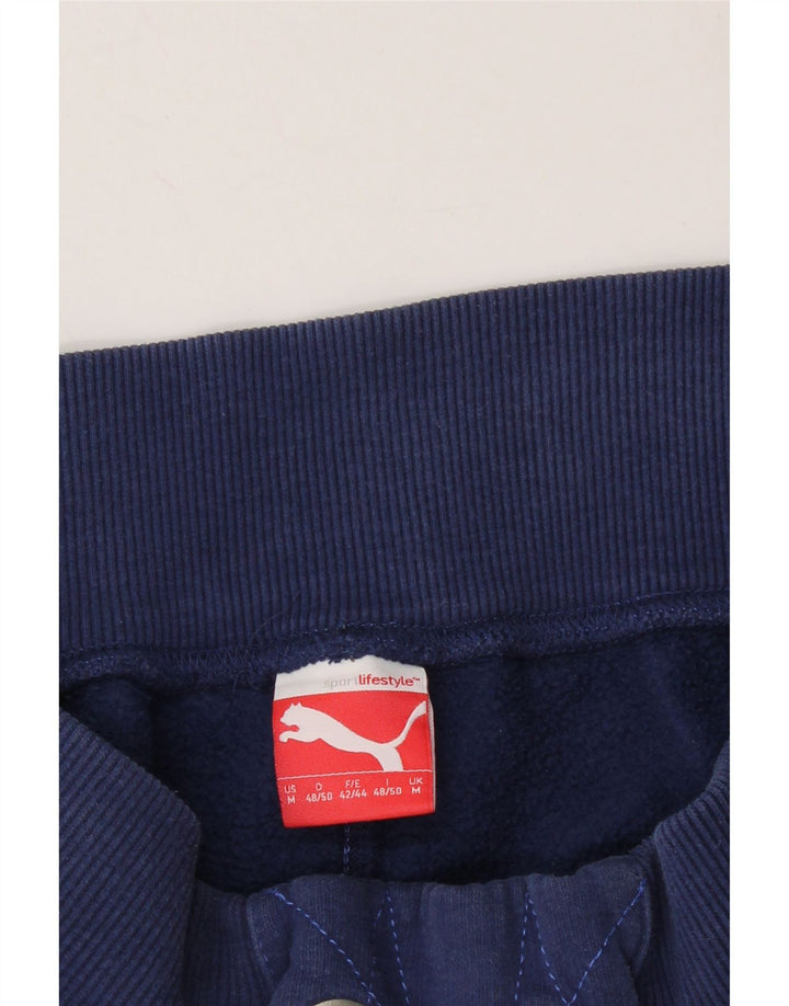 PUMA Mens Tracksuit Trousers Joggers Medium  Navy Blue Vintage Puma and Second-Hand Puma from Messina Hembry 