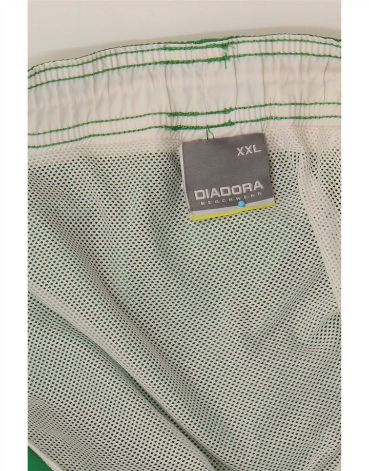 Diadora Herren Badeshorts 2XL Grün Polyester