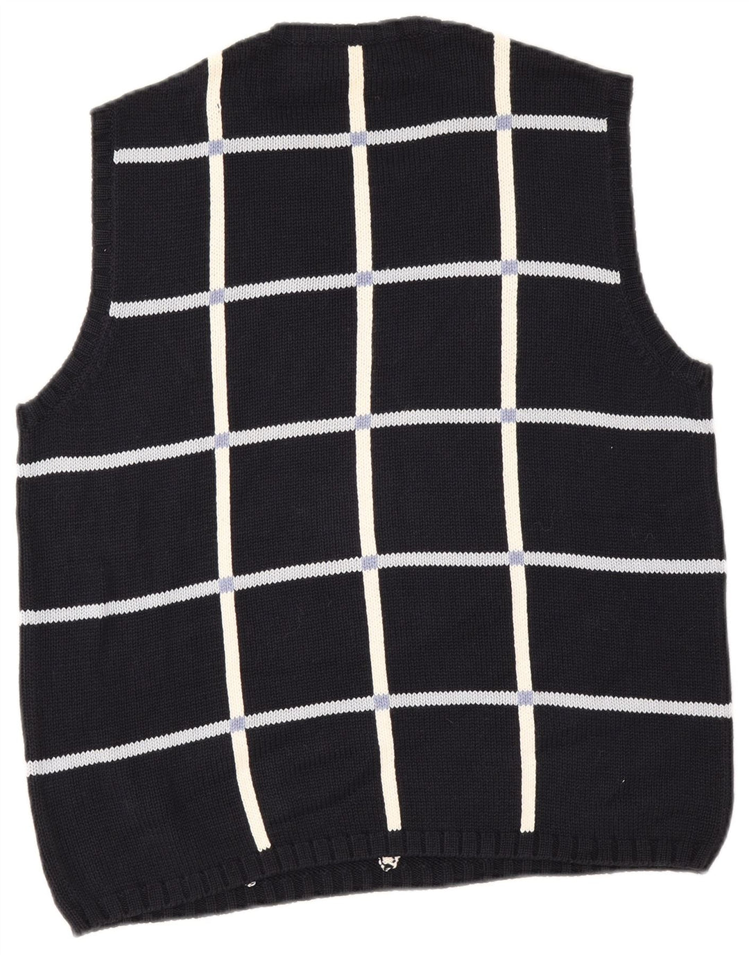 Massino Rebecchi Herren Alpha Vest Tank Top IT 50 Medium Navy Blue Geometrisch