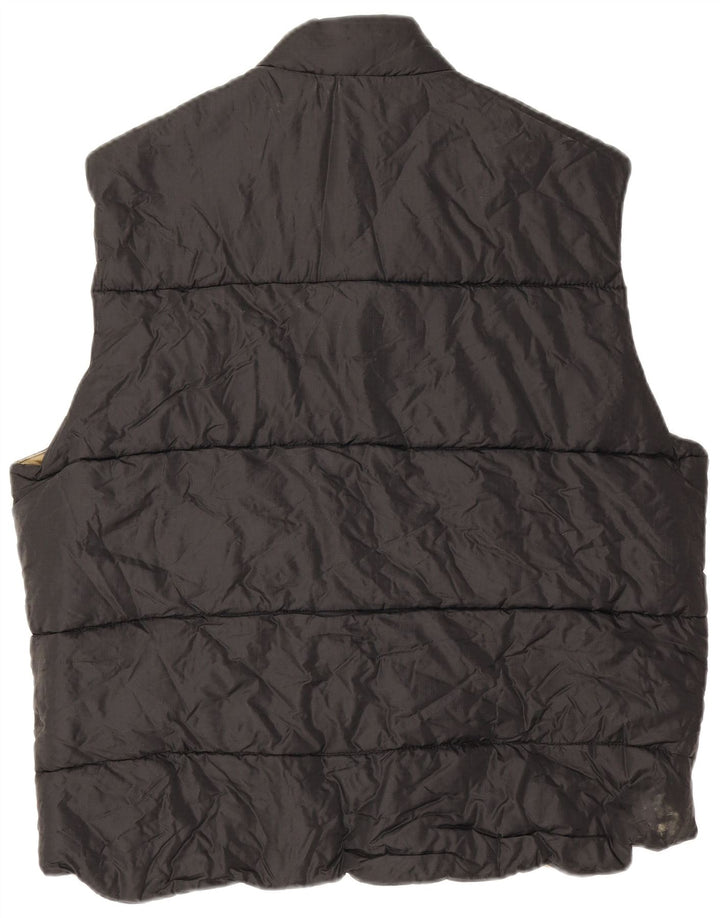 North Sails Herren Reversible Wattierte Weste UK 40 Large Schwarz