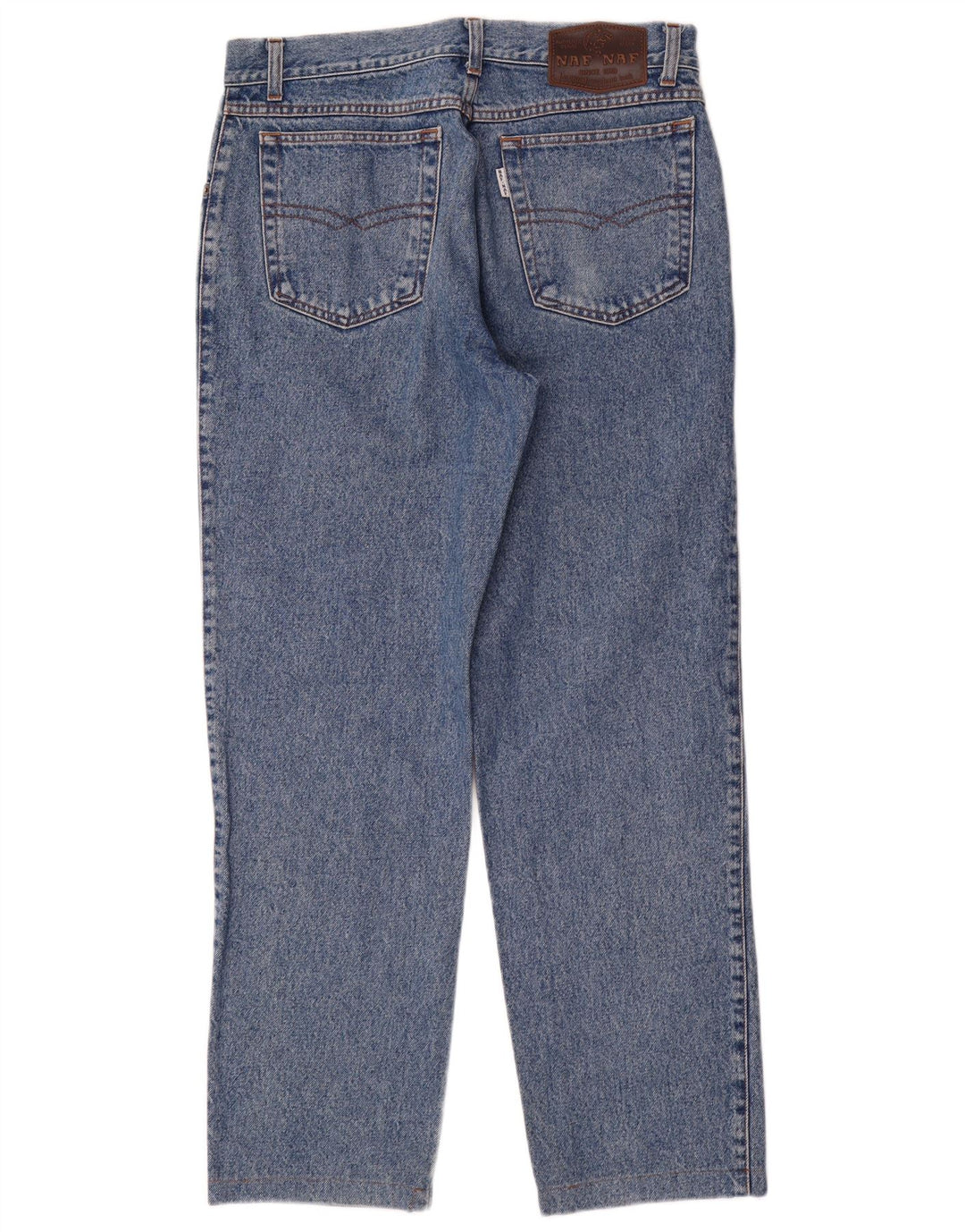 Naf Herren Straight Jeans W34 L30 Blaue Baumwolle