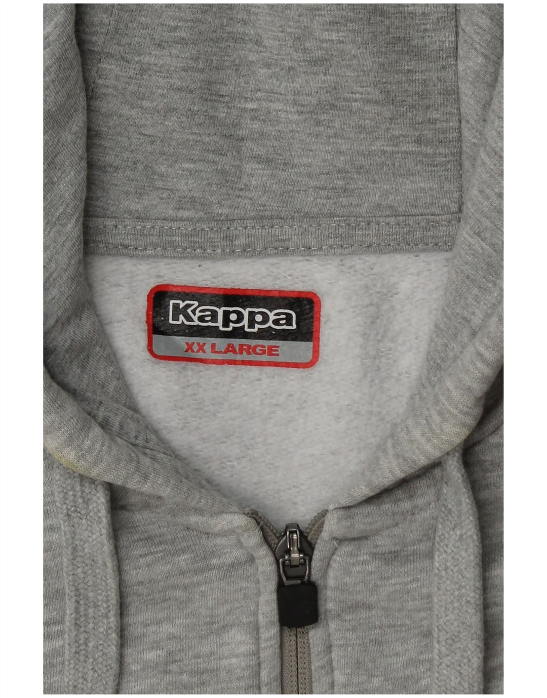 Kappa Jungen-Kapuzenpullover mit Reißverschluss, 13–14 Jahre, 2XL, Grau