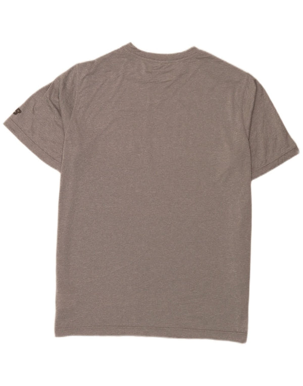 New Balance Herren Grafik T-Shirt Top XL Grau Polyester