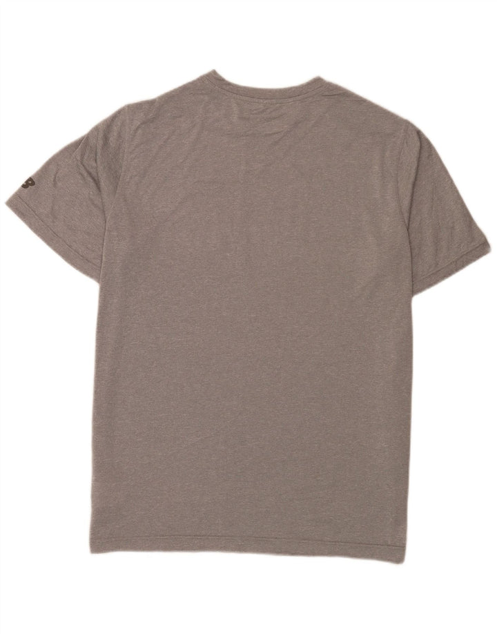 New Balance Herren Grafik T-Shirt Top XL Grau Polyester